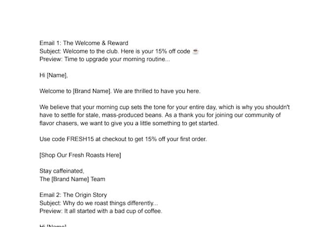 write engaging email copywriting for your ecommerce brand